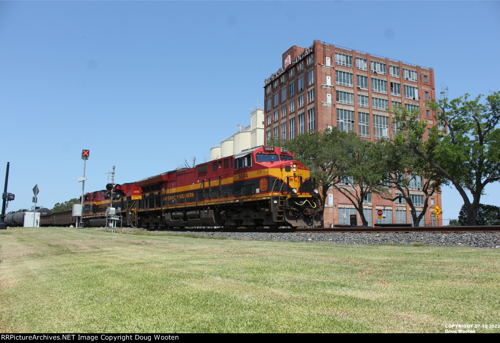 Passing the Imperial Sugar Plant